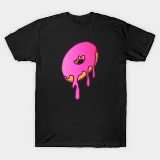 Dripping Galaxy Donut (Pink) T-Shirt